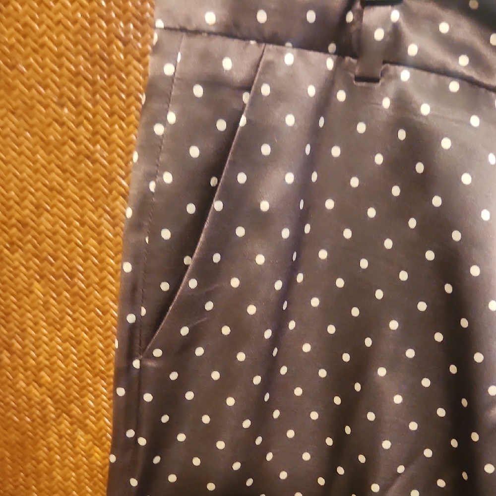 J. Crew Brown Polka Dot Women's Dress Pants - Picture 3 of 4